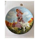 Mary Had a Little Lamb Collector Plate