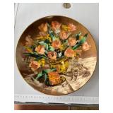 Yellow Vase Tulip Collector Plate by W.L. George