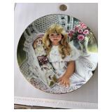 Gold-Trimmed Decorative Plate, 