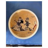 Newell Pottery Norman Rockwell Collectible Plate