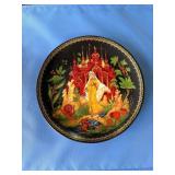 Russian Lacquerware Decorative Plate