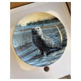The Snowy Owl Collector Plate by Lenox