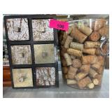 Decorative Chest and Cork Collection