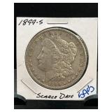 1899-S Morgan Silver Dollar " Scarce Date