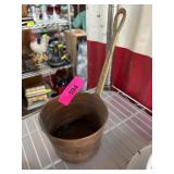 Copper Pot with Brass Handle