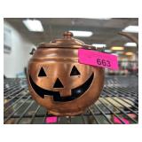 Copper Pumpkin Design Kettle by The India Connecti