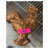 Copper-Colored Rooster Mold