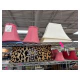 Lamp Shades and Leopard Pillow with Embellishment
