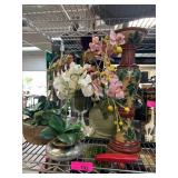 Decorative Assortment With Vase, Faux Florals