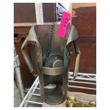 Metal Wine Bottle Cover with Decorative Details