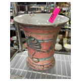 Decorative Ceramic Vase with Pink and Blue Motif