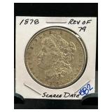 1878 Morgan Silver Dollar, Reverse of 79