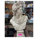 Marble-Style Bust of a Classical Figure