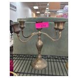 Brass Five-Light Candelabra from India