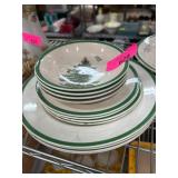 Spode Christmas Tree Plate and Bowl Set