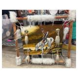 Handcrafted Native-Inspired Artwork on Stretched H