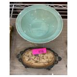 Decorative Bowl and Handled Tray