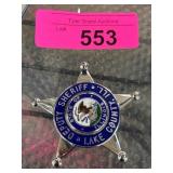 Lake County IL Deputy Sheriff Badge Replica