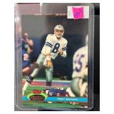 1991 Topps Stadium Club Troy Aikman Football Card