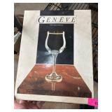 Geneve Fine Lead Crystal Gold-Rimmed Glasses