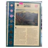 First Euro Coins of Austria Display Set