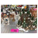 Christmas Village Decoration Set, 1996
