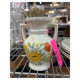 Hand-Painted Rice & Co. Ceramic Vase Lamp
