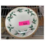 Mikasa Ribbon Holly Bone China Plates
