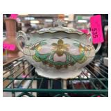 MZ Austria Porcelain Covered Sugar Bowl
