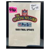 1989 Pro Set NFL Final Update Card Set