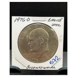 1976-D Bicentennial Eisenhower Dollar Coin