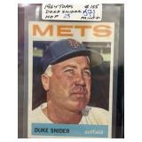 1964 Topps #155 Duke Snider Baseball Card