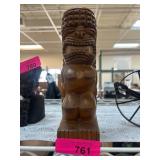 Carved Monkeypod Wood Tiki Figurine
