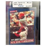 1986 Donruss Pete Rose Ty-Breaker Card #644