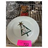 Porcelain Pier 1 Christmas Tree Plate