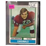 1974 Topps Dan Dierdorf Football Card