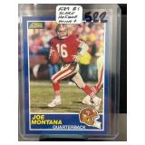 1989 Score Joe Montana Football Card