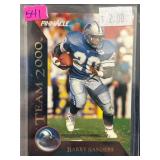 Pinnacle Team 2000 Barry Sanders Football Card