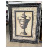 Framed Mediterranean Urn II Print by Dickens
