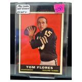1961 Topps Tom Flores Rookie Card #186