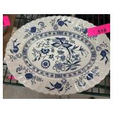 J&G Meakin Blue Nordic Oval Platter
