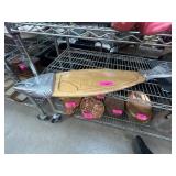 Fish-Shaped Wooden Serving Board With Metal Accent