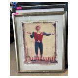 Framed Artwork Featuring Big Texï¿½