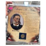 Chester A. Arthur Presidential Dollar Display
