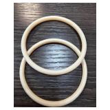 2pc Ivory Circular Bangles