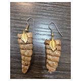 Rattlesnake Rattle Earrings