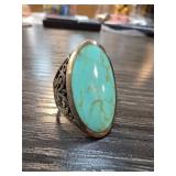Sterling Silver Ring with Turquoise Stone