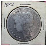 1883 Morgan Silver Dollar Coin