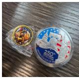 250th Commemorative U.S. Coin and Pin Set