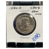 1980-D Susan B. Anthony One Dollar Coin